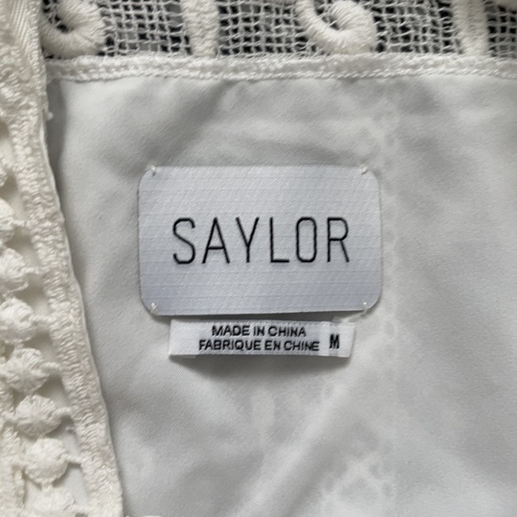 Saylor white lace romper like new - Picture 5 of 8